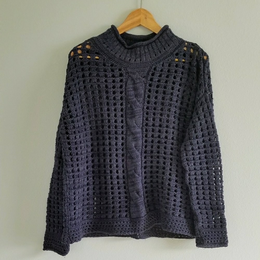 Free People drop shoulder sweater